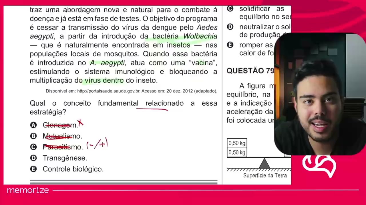 Resolução em Vídeo — Questão 77 ENEM 2016 PPL