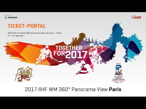 Хоккей 2017 IIHF WM 360° Panorama View Paris