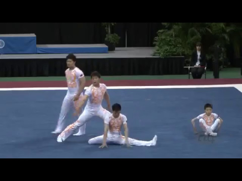 Acrobatic Worlds 2012, Orlando USA   Men's Group + Women's Pair Part 2