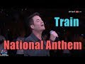 Pat Monahan from Train sings the National Anthem at Game 1 of the NBA Finals - Cavaliers vs Warriors