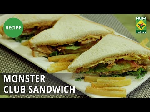 Monster Club Sandwich | Flame On Hai | Irfan Wasti | Fast Food