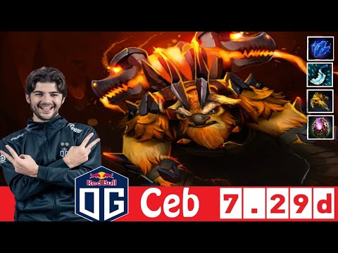 [DOTA 2] OG.Ceb the EARTHSHAKER [OFFLANE] [7.29D]