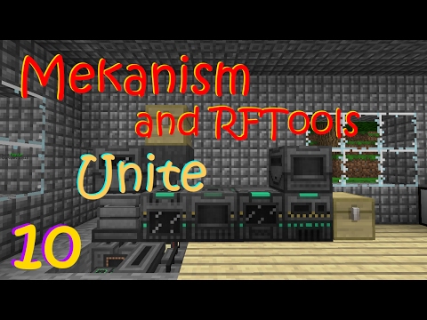 Minecraft 1.10.2 - Mekanism and RFTools Unite Part 10 - Not Enough Oxygen!