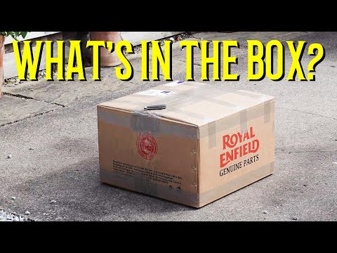 Royal Enfield 350 Classic. Genuine Royal Enfield accessories! What's in the BOX?