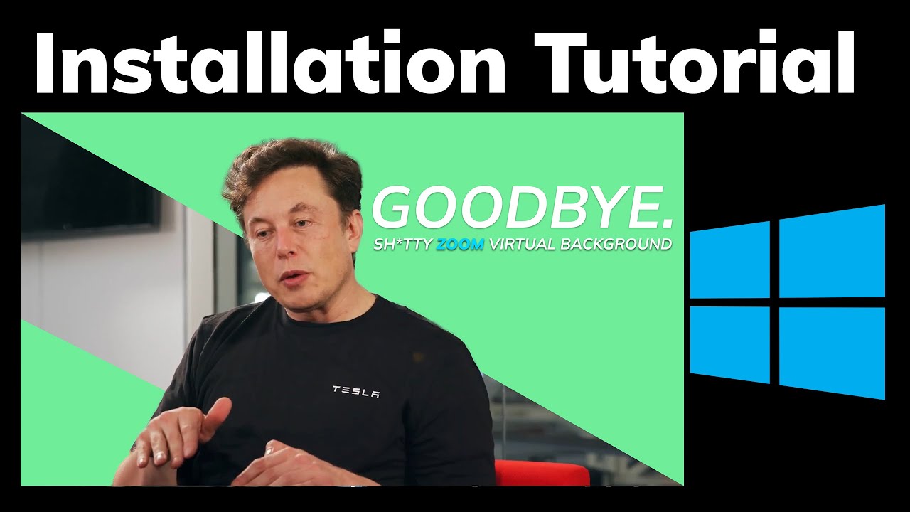 Robust Video Matting (RVM) Windows Installation Tutorial
