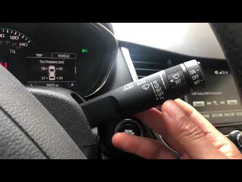 Chevrolet Trax - Windshield wiper controls – how to turn on/