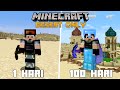 100 Hari Di Minecraft Tapi DESERT ONLY