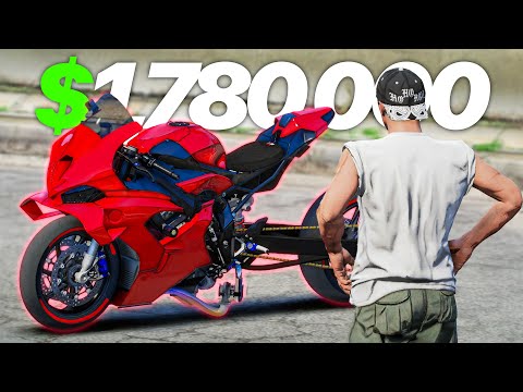 I stole a RARE BIG BIKE sa GTA 5