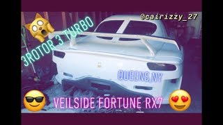 3 Rotor 3 Turbo Veilside Fortune RX7 Build in NYC!!