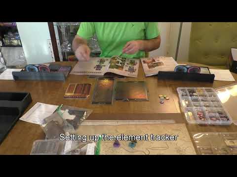 Gloomhaven First Scenario Setup (Black Barrow)