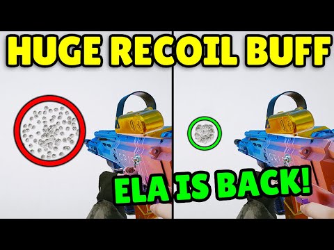 *NEW* INSANE ELA ZERO Recoil BUFF - Rainbow Six Siege Brutal Swarm