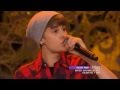Justin Bieber performing Baby Home For The ...