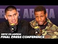 Vergil Ortiz vs Fedrick Lawson • Final Press Conference & Face Off Video