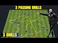 🎯Pep Guardiola - High Intensity Passing Combination Drills / 3 Passing Drills