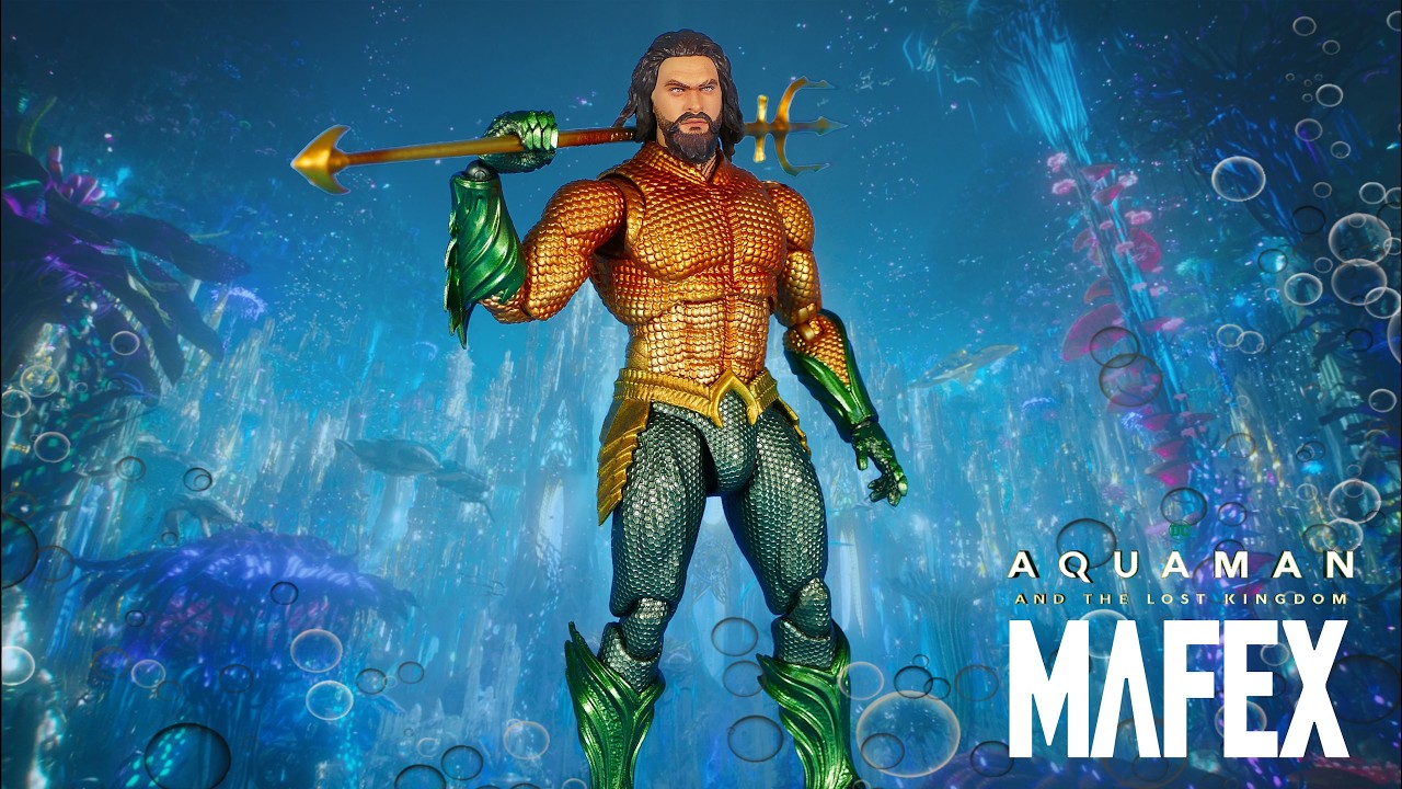 MAFEX Aquaman and the lost kingdom Action Figure Review