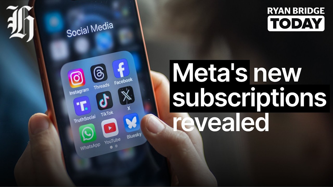 Would you pay to use Facebook or Instagram? Meta's new subscriptions revealed | Ryan Bridge TODAY