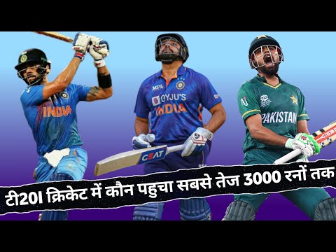 Fastest 3000 Runs In T20 Cricket | Fastest batsman to score 3000 runs | #shorts #t20worldcup2022