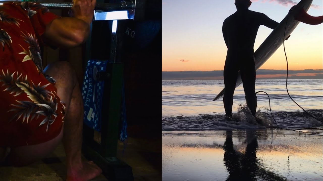 Fundoshi Squat & Surf ｜A man who took up surfing feels invigorated through weight training & surfing