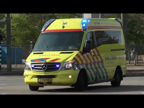 A1, C. Miesen Ambulance 13-114 Amsterdam [Post West] naar het AUMC-VU