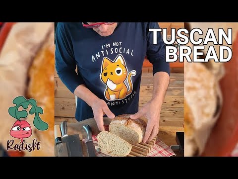 TUSCAN BREAD - Salt-free Italian rustic bread