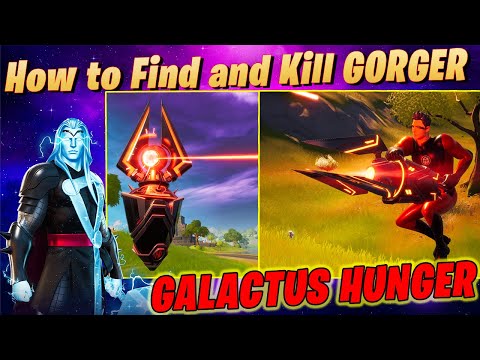 How to FIND GORGER and Kill Easily Fortnite Galactus Drone