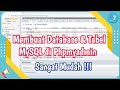 How To Create MySQL Databases And Tables In PhpMyAdmin