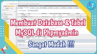 Cara Membuat Database dan Tabel MySQL pada phpMyAdmin
