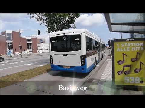 Het openbaar vervoer op Amsterdam Sloterdijk 26-05-2020