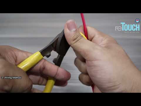 Ultra Rimless 1G1W Wiring method 