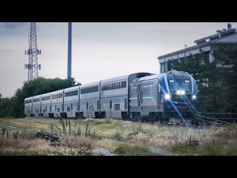 Amtrak 390 - Arrival/Departure At Champaign-Urbana