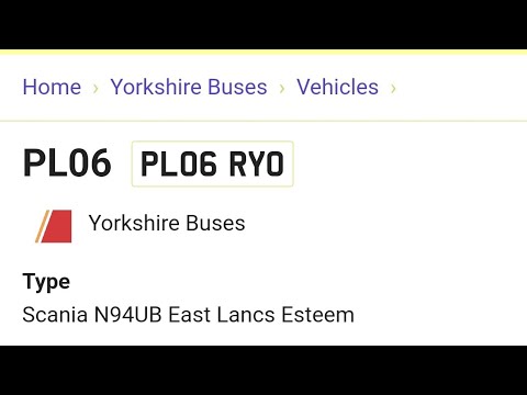 (Yorkshire Buses Plo6) On route 61 To South Leeds Stadium 14.8.23