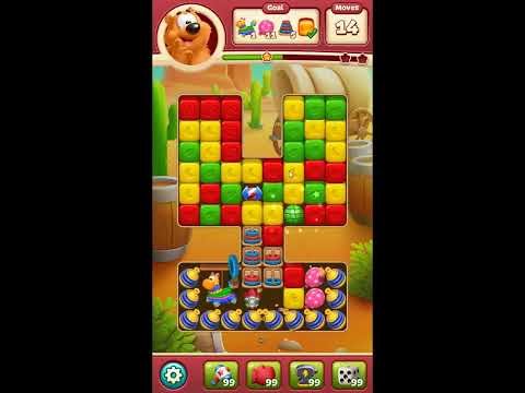 Toon Blast Level 8126 - NO BOOSTERS 🐻🐺🐱 | SKILLGAMING ✔️