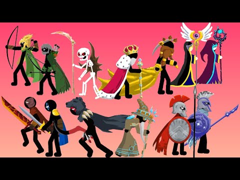 Stick War 3 - All 13 Generals VS Massive Army Of Order Empire Traitors