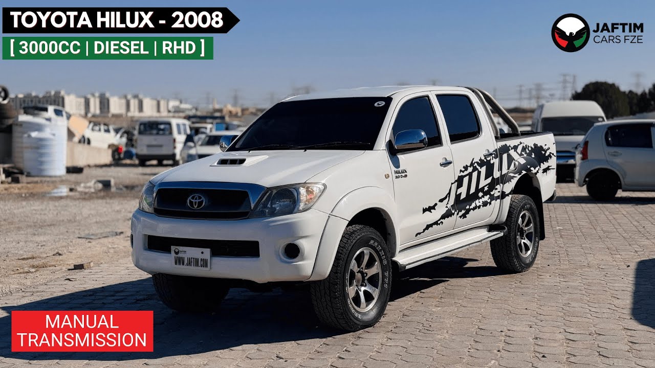 Toyota Hilux DOUBLE CABIN PICKUP | MANUAL TRANMISSION | 3.0L DIESEL ENGINE | RHD | 2008 video