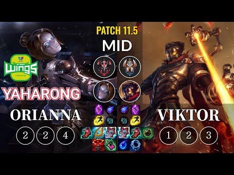 JAG Yaharong Orianna vs Viktor Mid - KR Patch 11.5