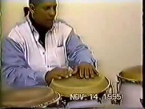 ANGÁ Díaz *MOZAMBIQUE & GUAGUANCÓ* 1995 taller de percussion