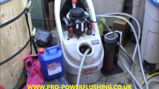 preview picture of video 'powerflush swinton central heating'