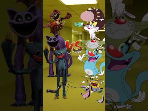 Poppy Playtime VS Oggy and The Cockroaches #shorts #poppyplaytimechapter3 #oggyandthecockroaches