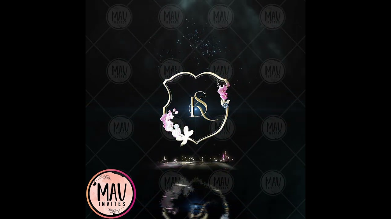 Viral Animated Monogram Logo Design for Wedding | Must-Watch Wedding Monogram Reveal