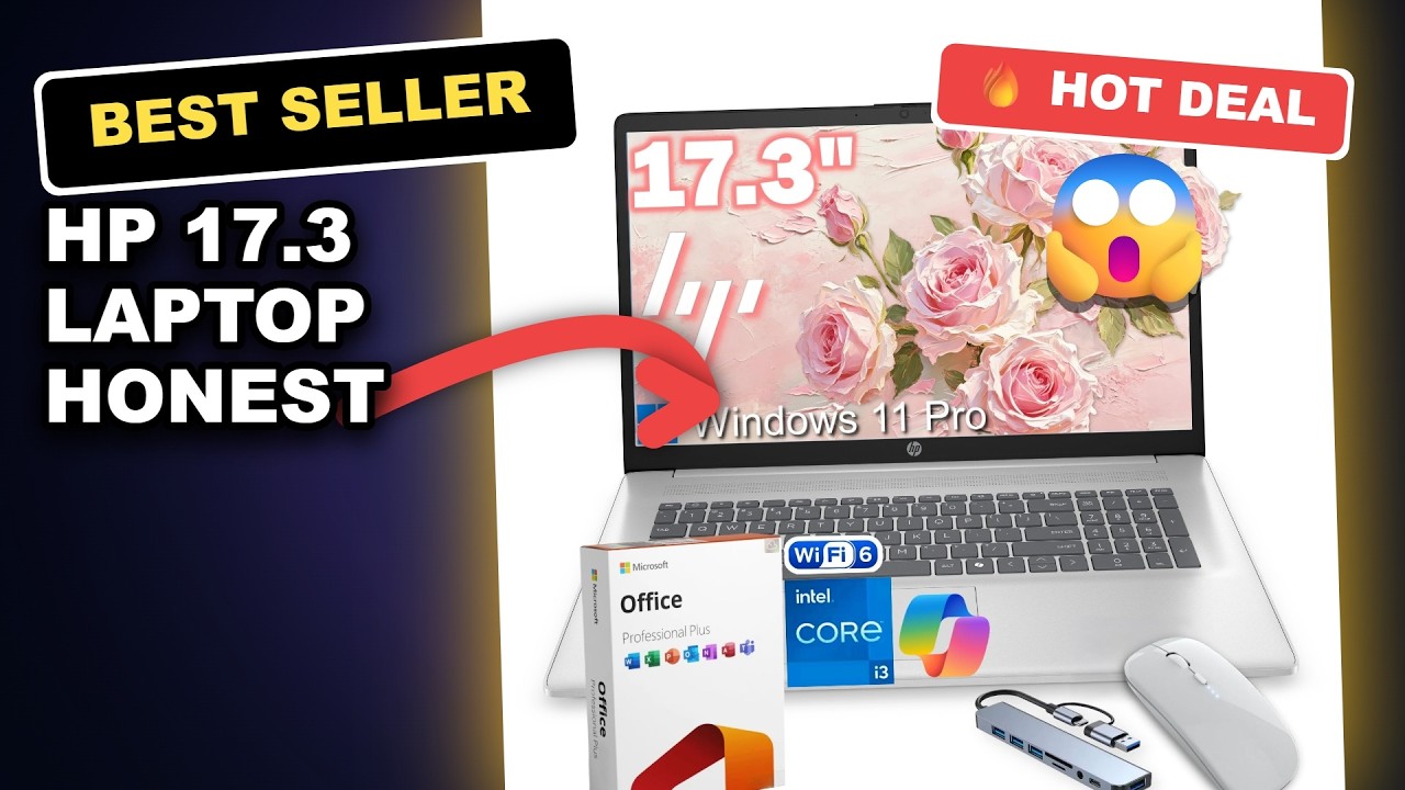 HP 17.3 Laptop Honest Review: Is 32GB RAM & 2TB SSD Worth It for Work? review video