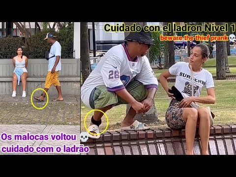 broma caramelo / pegadinha dos maloka / beware the thief prank