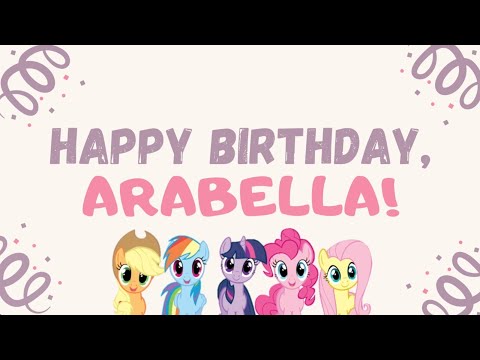 Happiest 5th Birthday, ARABELLA!