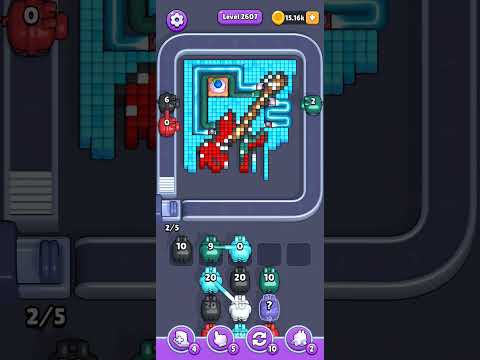 Pixel Flow Level 2607 Walkthrough