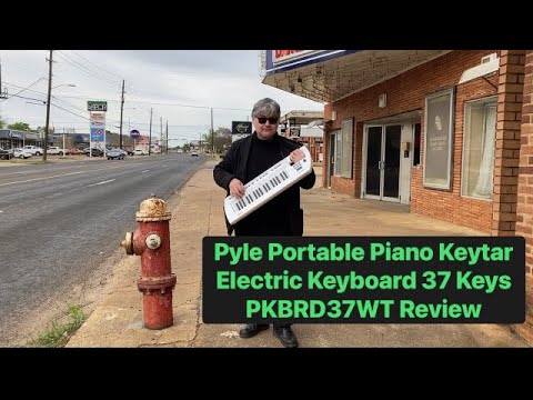 Pyle Portable Piano Keytar Electric Keyboard 37 Keys  PKBRD37WT Review