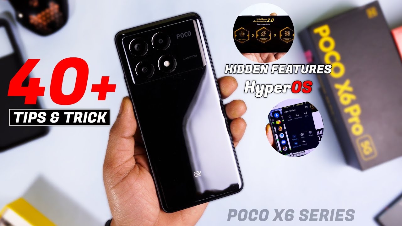 40+ Features on Indian HyperOS ft. Poco X6 Pro 5G | Poco X6 Pro Hidden Features & Tips and Tricks
