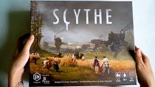 Scythe Board Game | 镰刀战争 | Unboxing | NO TALKING