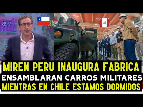 Chilean media reacts to Peruvian inauguration of military vehicle assembly plant
