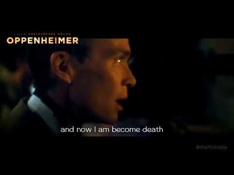Oppenheimer "I am become death" scene  and real Comparison.