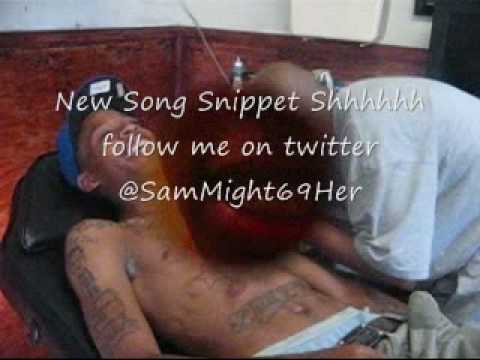 Young Sam getting Tatted in 2010