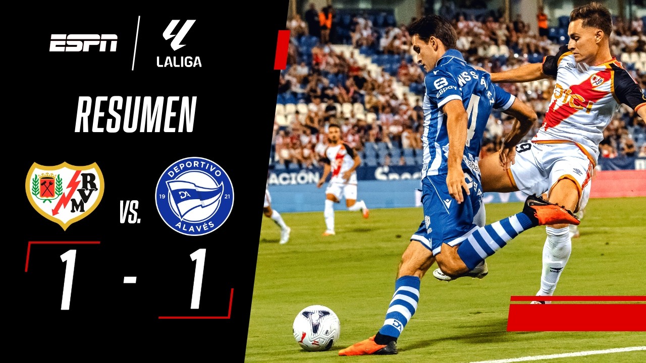 MARIANO APROVECHÓ EL ERROR RIVAL Y RESCATÓ UN PUNTAZO | Rayo Vallecano 1-1 Alavés | RESUMEN